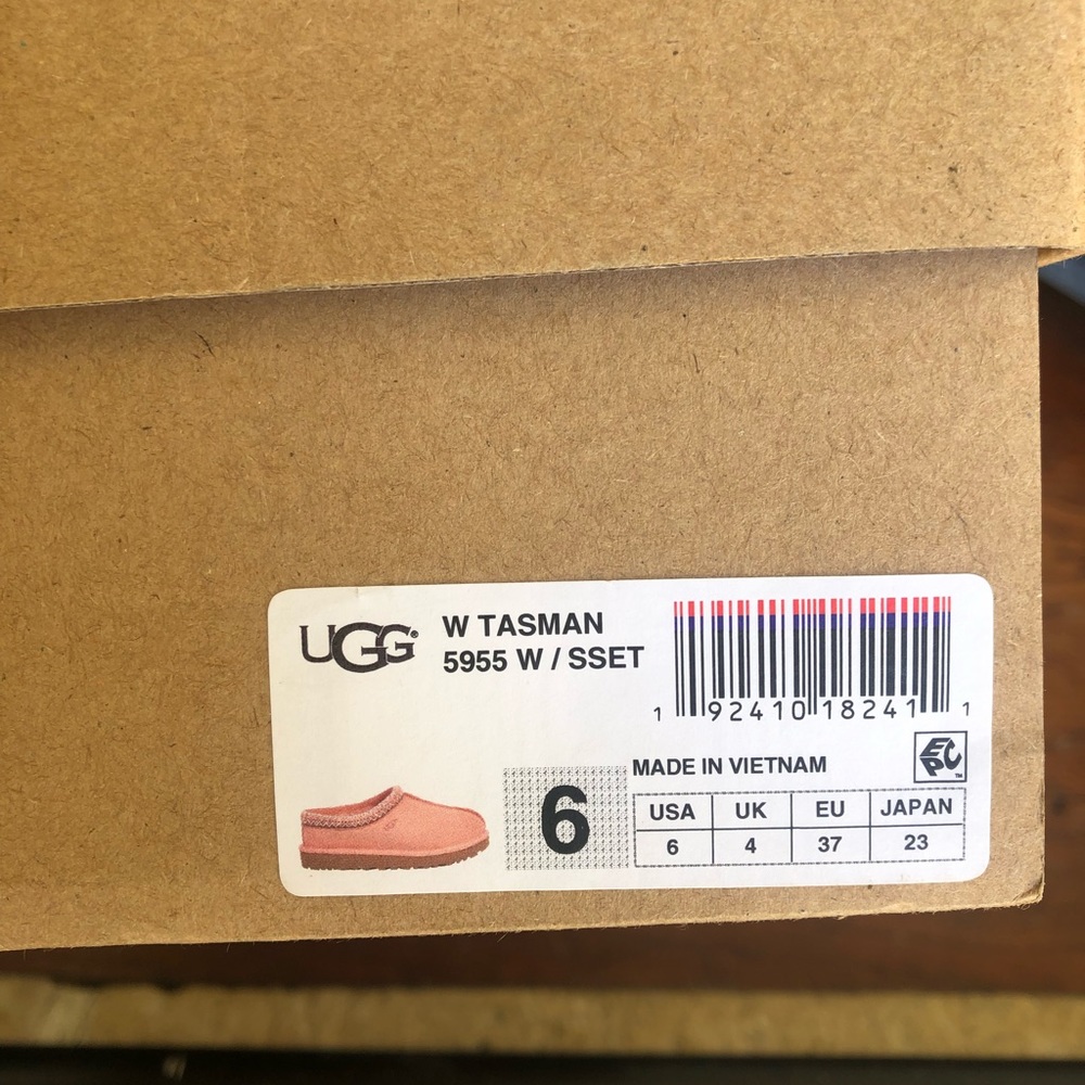 NIB UGG W Tasman 5955 pink women size 6 - Picture 8 of 8